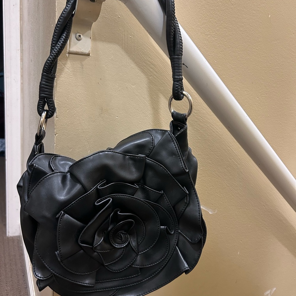 Nine West Black Rose Shoulder Bag